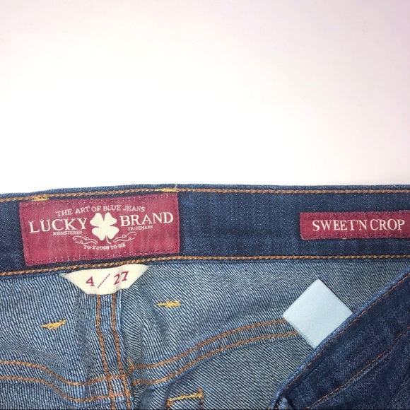 Lucky Brand Sweet’N Crop Jeans Medium Wash 27 - Picture 6 of 16